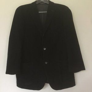 Hugo Boss Men's Jacket/Blazer .44 Black Corduroy